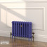 CI-SH450-PUR-LG-LS03 - Shelbourne Purple 3 Column Victorian Cast Iron Radiator H450mm x W692mm CI-SH450-PUR-LG-LS03 - Shelbourne Purple 3 Column Victorian Cast Iron Radiator H450mm x W692mm